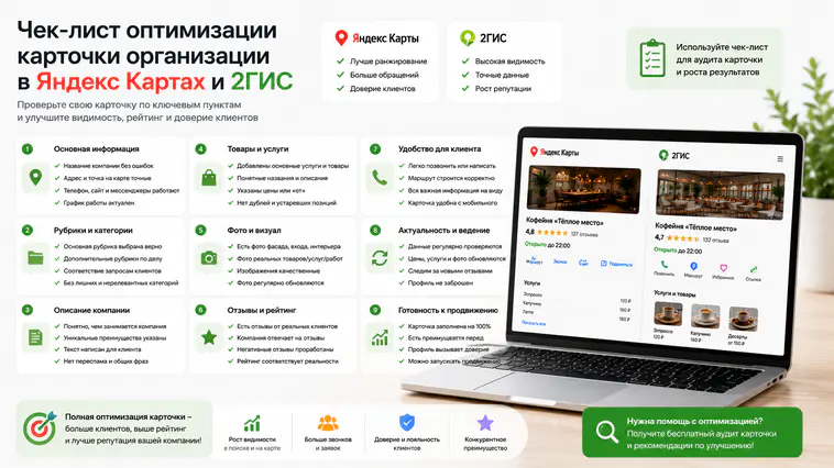 Чек-лист оптимизации карточки